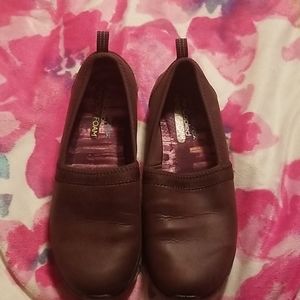 Sketchers Brown slip on shoes